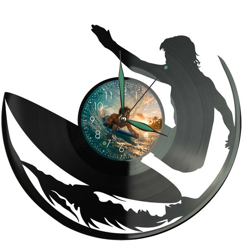 Surfen wanduhr wellenreiten - surfen,